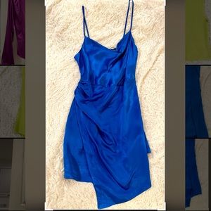 Zara Royal Blue Slip Dress (Size: Large) NEW/UNUSED